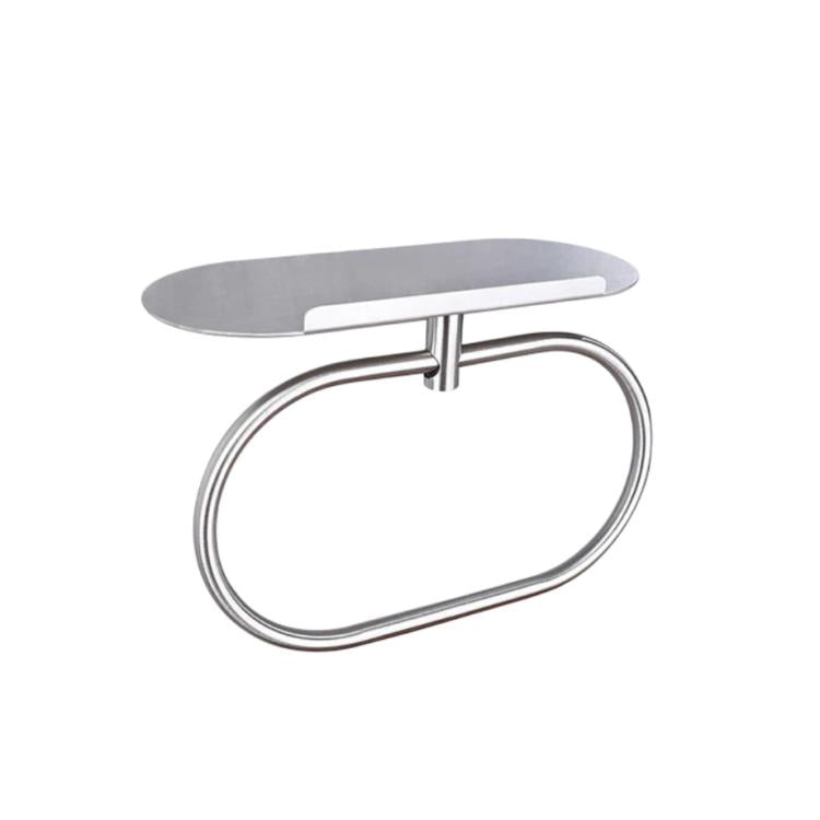 Stainless Steel Towel Ring With Shelf No Drill Wall-Mounted Storage Organizer For Bathroom And Kitchen, Z-1 Silver, Z-1  Black, Z-1 Gold, Z Silver, Z Black, Z Gold