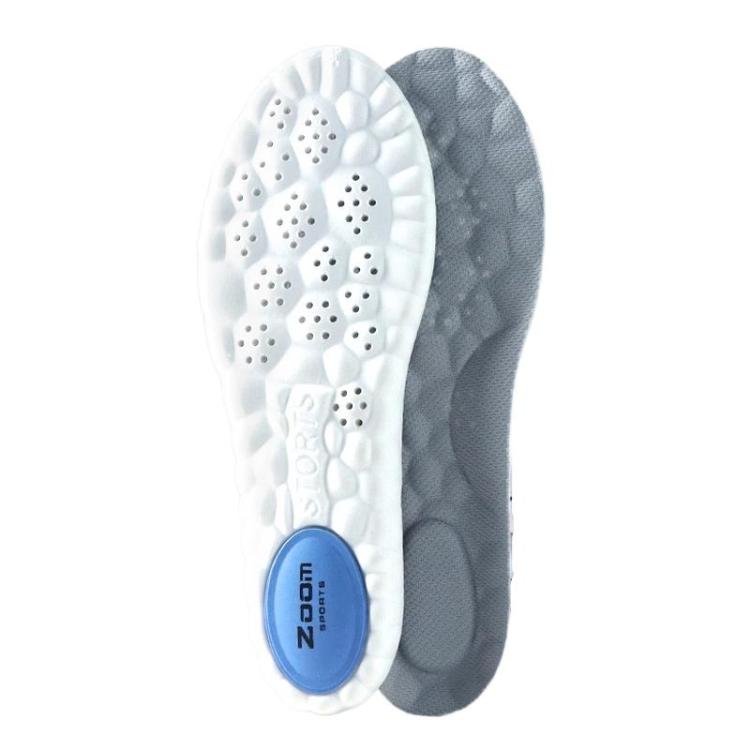 ZOOM Sports Air Cushion Shock Absorption Breathable Odor-Resistant Arch Support Insoles, 35-36, 37-38, 39-40, 41-42, 43-44, 45-46