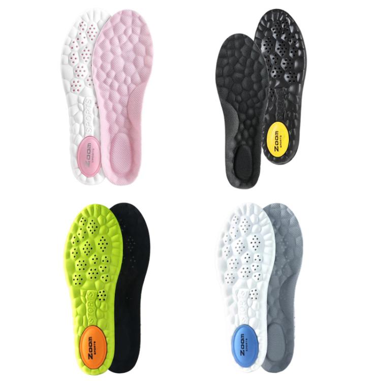 ZOOM Sports Air Cushion Shock Absorption Breathable Odor-Resistant Arch Support Insoles, 35-36, 37-38, 39-40, 41-42, 43-44, 45-46