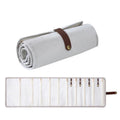 Roll-Up Velvet Jewelry Organizer Bag, Multi-Compartment Storage for Gold Necklaces, Bracelets & Accessories