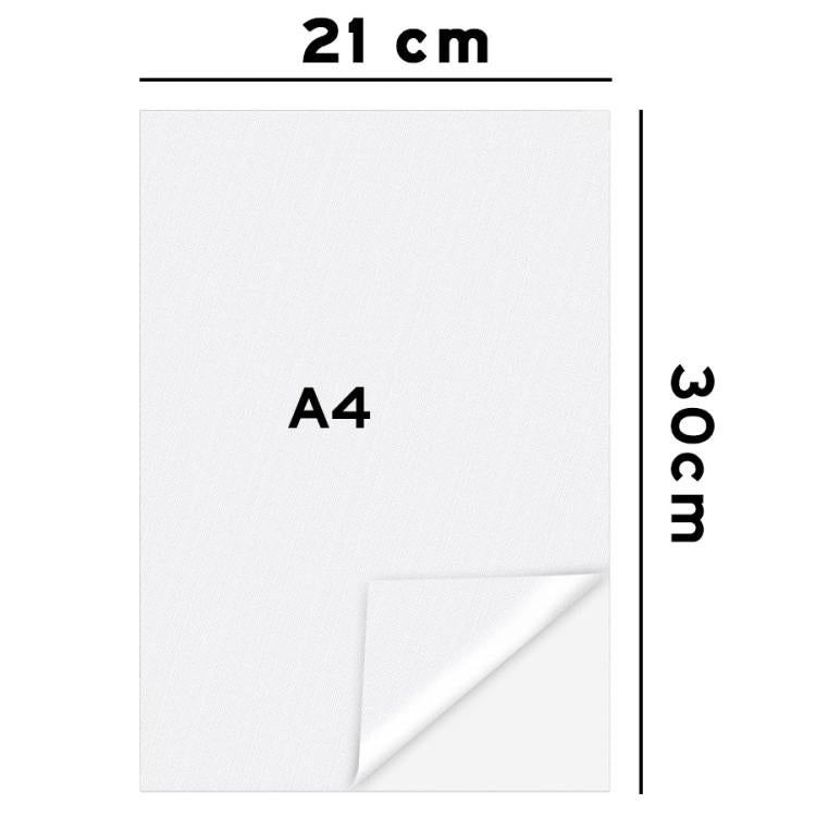 Odorless A4 Water-Soluble Adhesive Non-Woven Fabric Self-Adhesive DIY Embroidery Paper, 10pcs 21 x 30cm