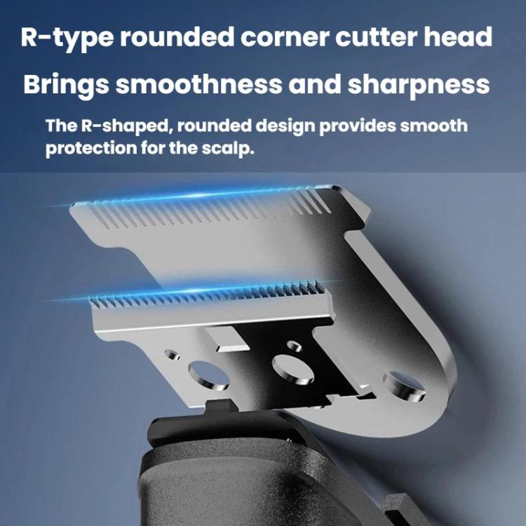 YJ-102 5 In 1 Multifunctional Men Hair Trimmer With Light IPX6 Waterproof For Hair & Nose Trimming, YJ-102