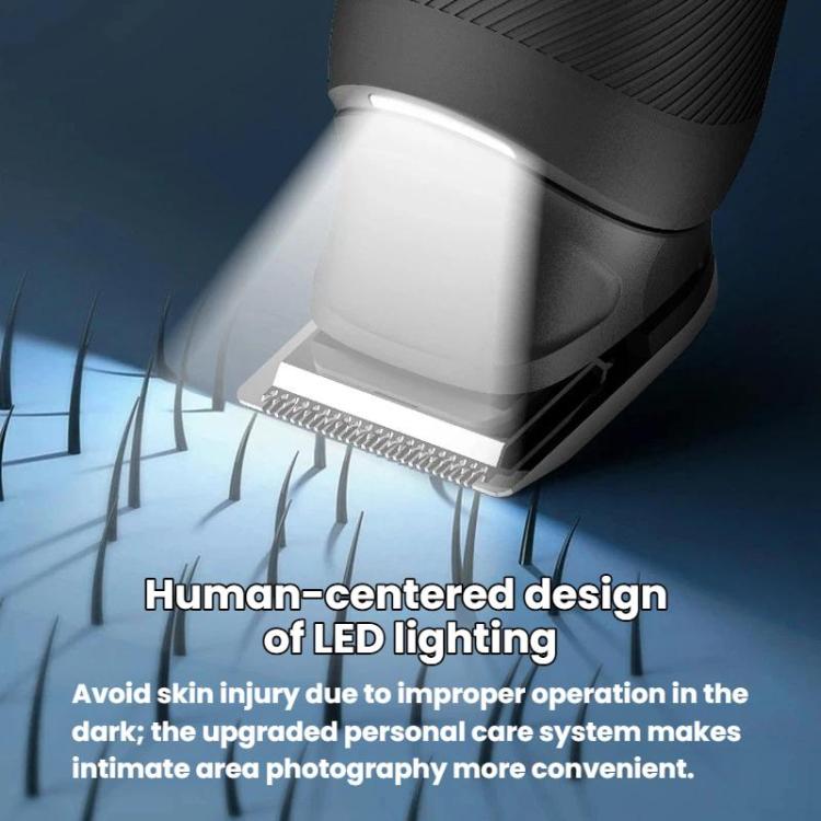 YJ-102 5 In 1 Multifunctional Men Hair Trimmer With Light IPX6 Waterproof For Hair & Nose Trimming, YJ-102
