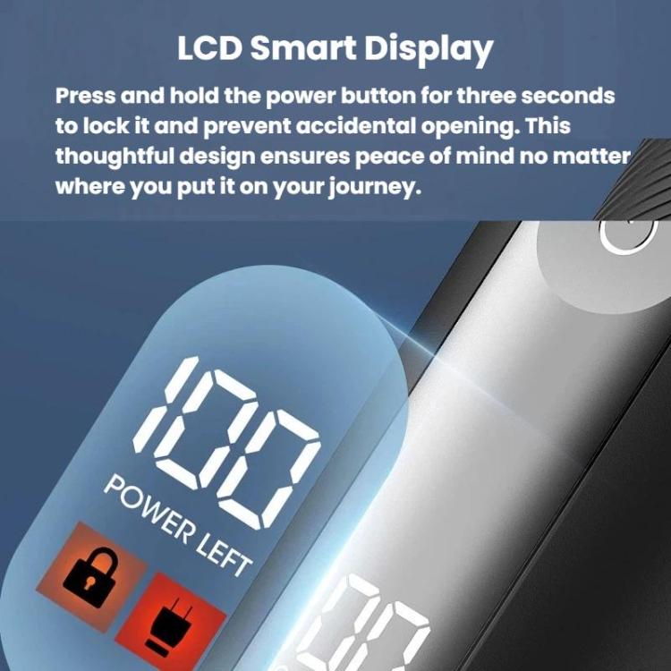 YJ-102 5 In 1 Multifunctional Men Hair Trimmer With Light IPX6 Waterproof For Hair & Nose Trimming, YJ-102