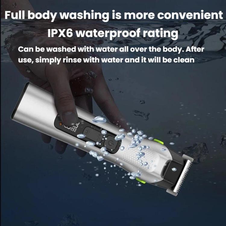 5 In 1 Multifunctional Electric Hair Clipper With LED Light IPX6 Waterproof Hair Trimmer & Nose Trimmer, With LED Light