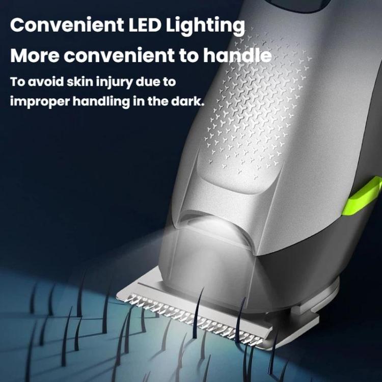 5 In 1 Multifunctional Electric Hair Clipper With LED Light IPX6 Waterproof Hair Trimmer & Nose Trimmer, With LED Light