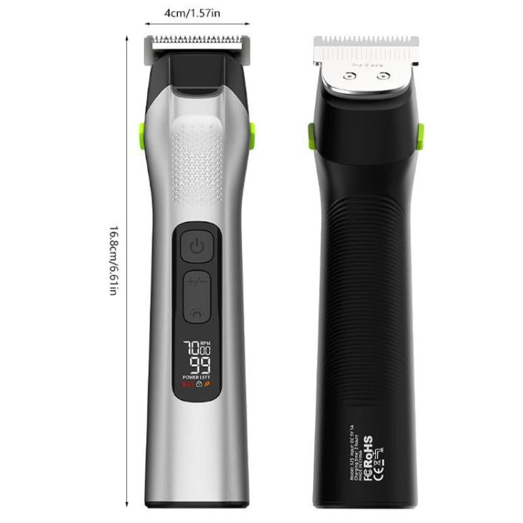 5 In 1 Multifunctional Electric Hair Clipper With LED Light IPX6 Waterproof Hair Trimmer & Nose Trimmer, With LED Light