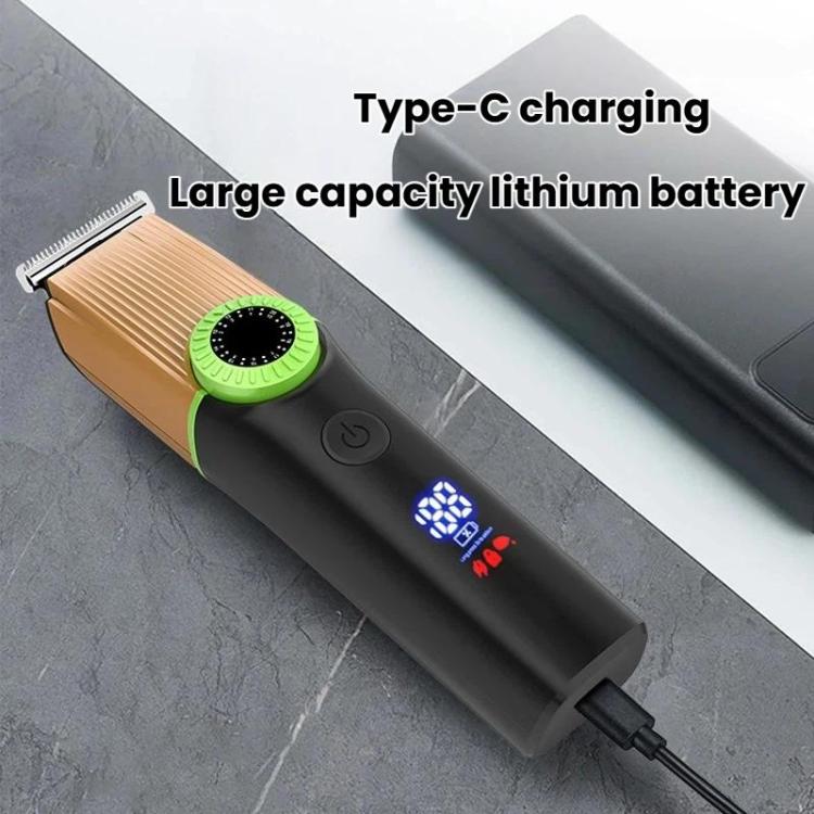 5 In 1 Multifunctional Rechargeable Hair Clipper With Digital Display IPX6 Waterproof Nose & Body Hair Trimmer