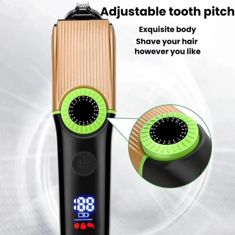 5 In 1 Multifunctional Rechargeable Hair Clipper With Digital Display IPX6 Waterproof Nose & Body Hair Trimmer