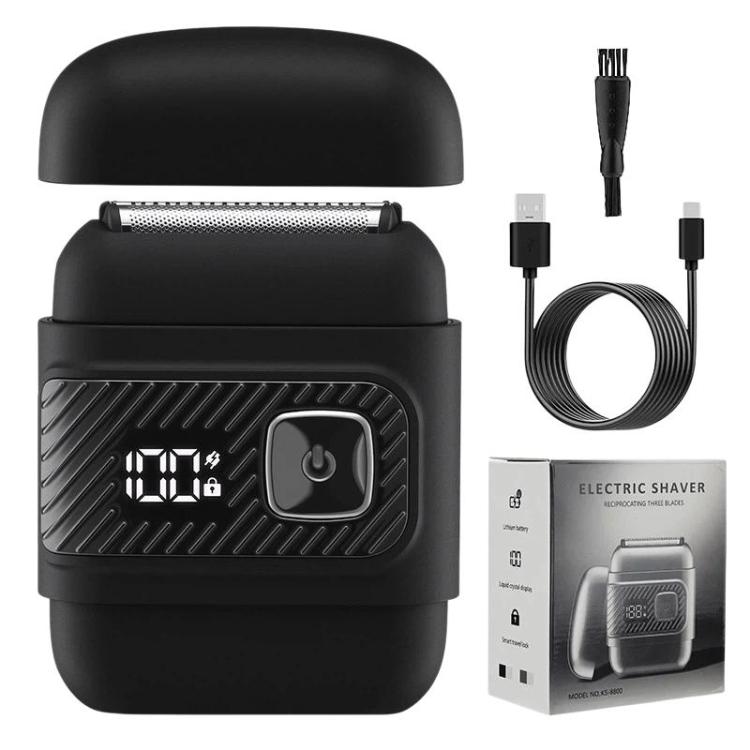 KS-8800 3 Blade Heads Reciprocating Electric Shaver With LCD Display IPX6 Waterproof Razor