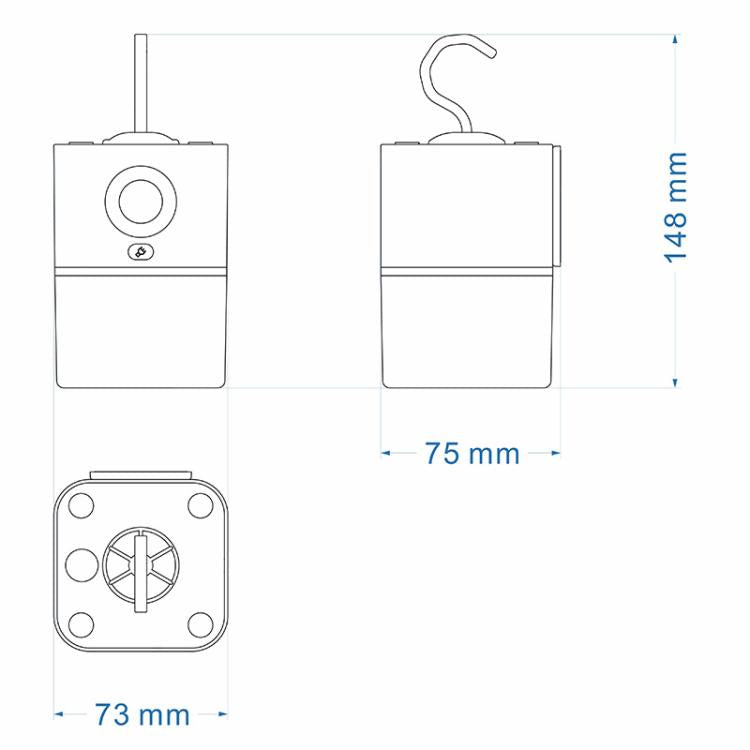 5W Rechargeable Hanging Sensor Night Light for Outdoor Camping