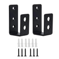 Open U-Shaped Door Bar Reinforcement Bracket Door Security Barrier Bracket, 2pcs, 4pcs