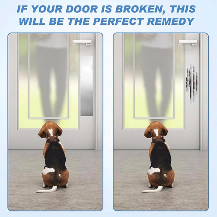 Indoor & Outdoor Door Kick Plate Metal Door Panel Protector, Door Kick Plate