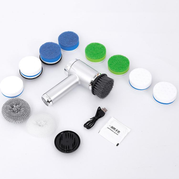 JIEBEIDA 14pcs /Set Kitchen Handheld Scrubber With Multiple Brush Heads
