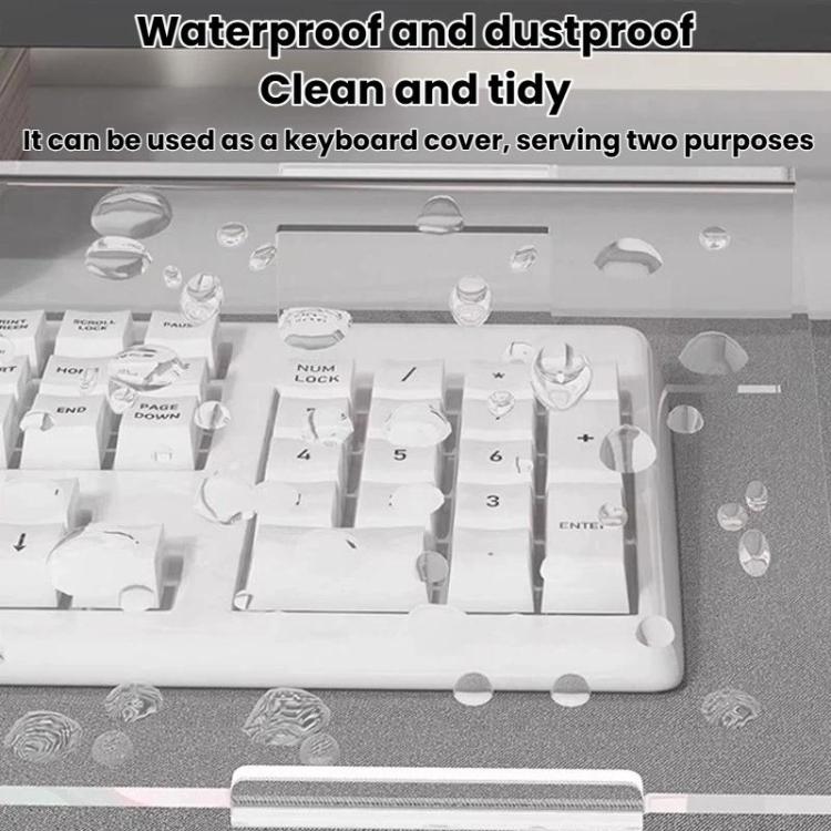 Acrylic Desktop Keyboard Stand Computer Shelf & Typing Support Bracket, Small, Large, Small With Anti-Slip Strip, Large With Anti-Slip Strip