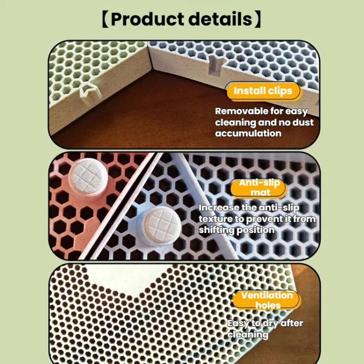Interlocking Hexagonal Cat Scratcher Non-Slip Portable Washable Claw Grinding Board