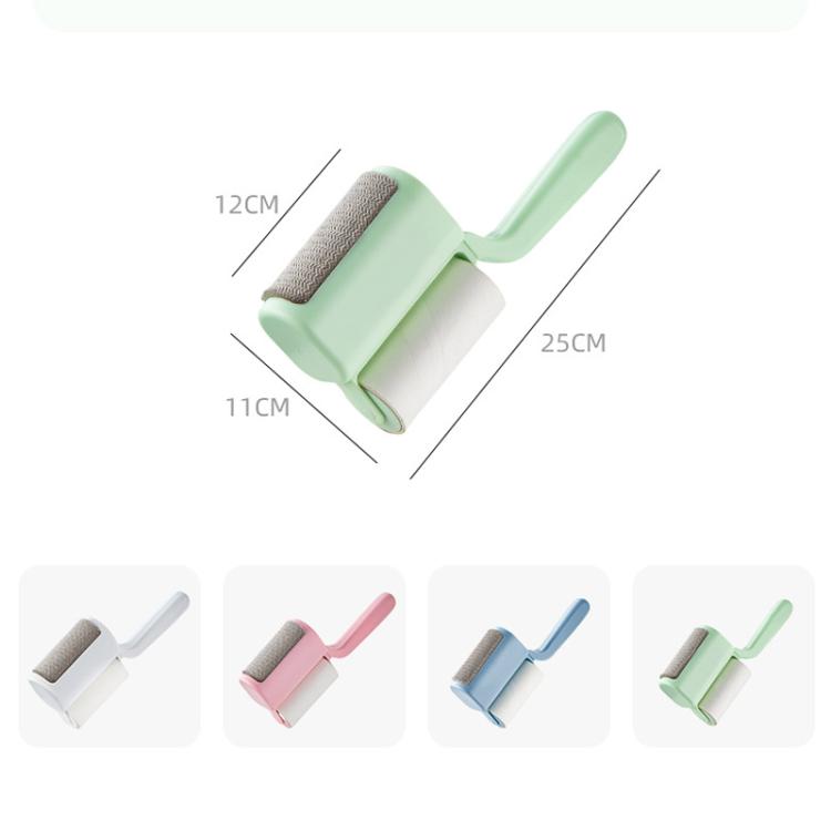 3 In 1 Household Soft-Bristle Brush Dust Remover Lin Roller, White, Pink, Blue, Green