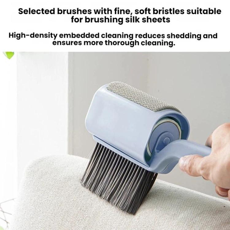 3 In 1 Household Soft-Bristle Brush Dust Remover Lin Roller, White, Pink, Blue, Green