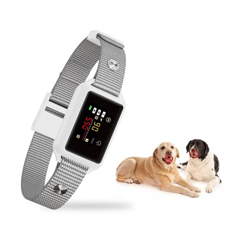 B801 Smart No-Shock Bark Collar For Dogs With Color Screen & Anti-False Trigger, IP68 Waterproof, Magnetic Charging, No-Shock