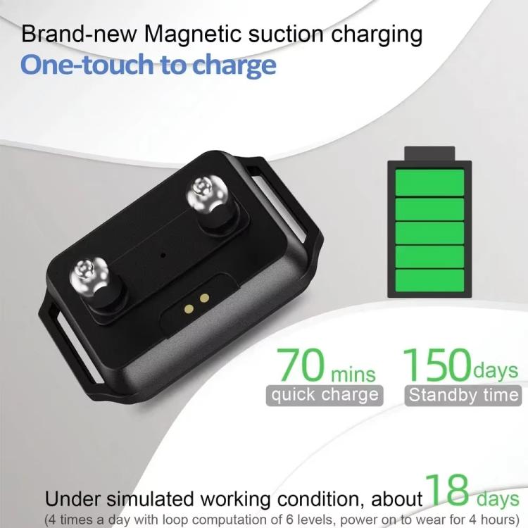 B801 Smart No-Shock Bark Collar For Dogs With Color Screen & Anti-False Trigger, IP68 Waterproof, Magnetic Charging, No-Shock