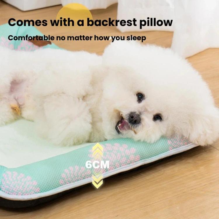 Yixing Pet Summer Cooling Mat Breathable Universal Dog Bed Pad, XS, S, M, L