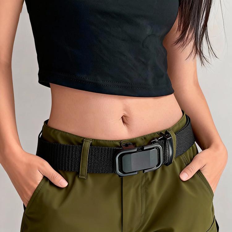 Outdoor Soft Durable Woven Denim Waistband, Figure-eight Buckle Black, Figure-eight Buckle Khaki, Figure-eight Buckle Coffee, Figure-eight Buckle Green, Figure-eight Buckle Gray, Figure-eight Buckle Blue, Metal Buckle Black, Metal Buckle Khaki         ...