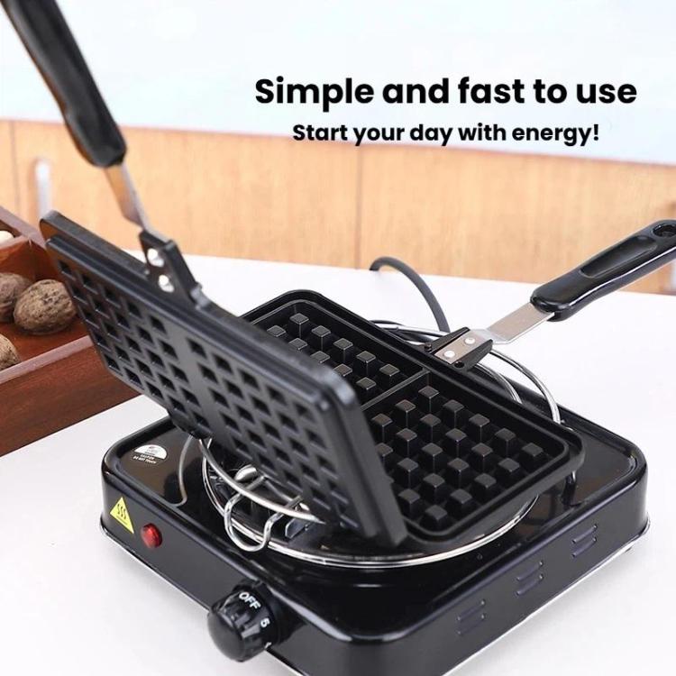 Non-Stick Sandwich & Waffle Baking Pan Waffle Mold For Gas Stove & Induction Cooker, Bilateral