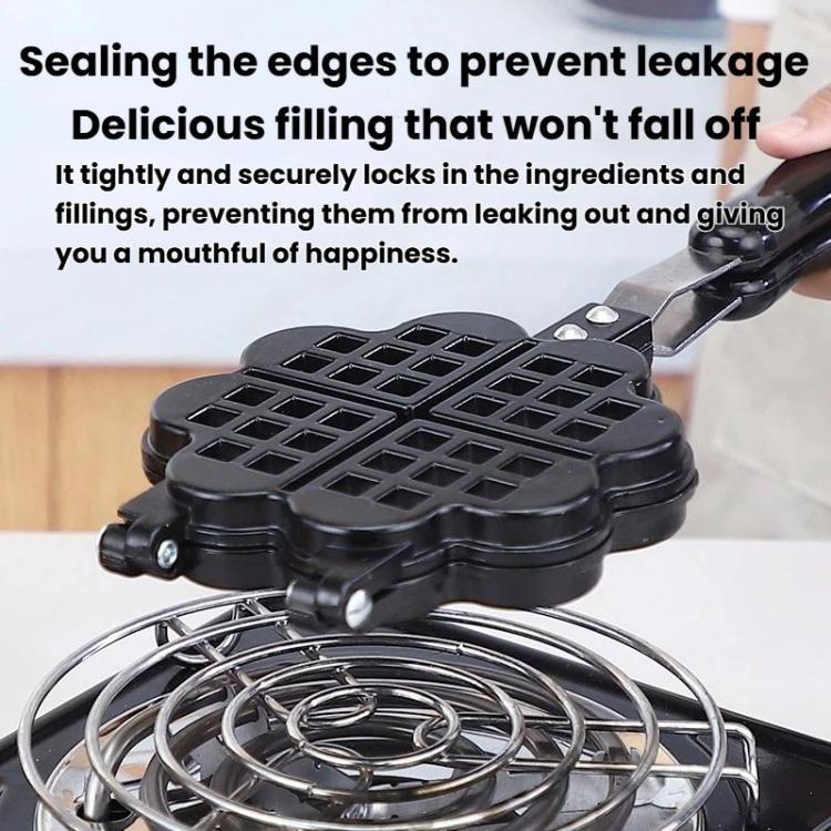 Non-Stick Sandwich & Waffle Baking Pan Waffle Mold For Gas Stove & Induction Cooker, Bilateral