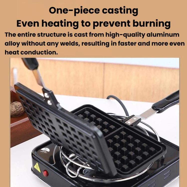 Non-Stick Sandwich & Waffle Baking Pan Waffle Mold For Gas Stove & Induction Cooker, Bilateral