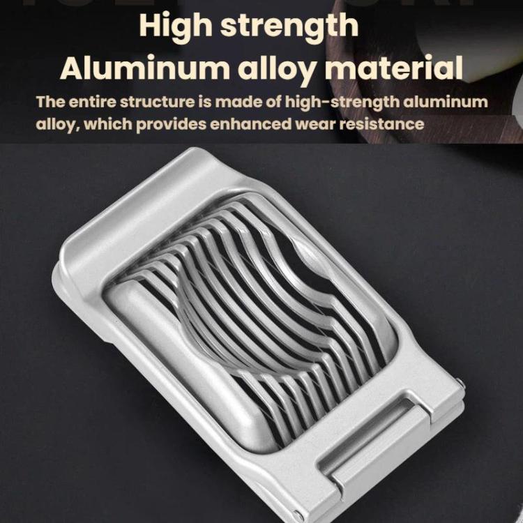 LsCook Aluminum Alloy Egg Cutter Multi-Functional Slicer