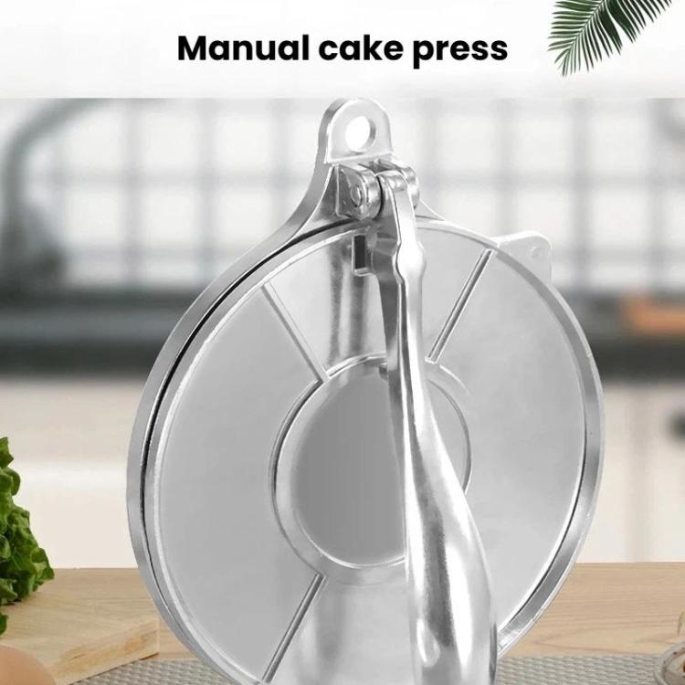 Aluminum Alloy Manual Dough Press Round Dumpling Wrapper Pastry Mold, Large Black, Small Black, Large Silver, Small Silver