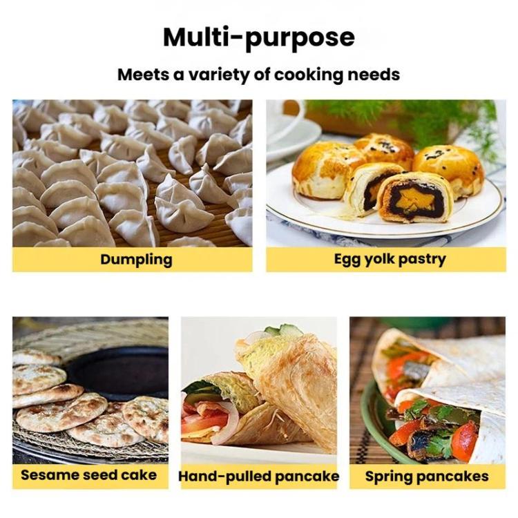 Aluminum Alloy Manual Dough Press Round Dumpling Wrapper Pastry Mold, Large Black, Small Black, Large Silver, Small Silver