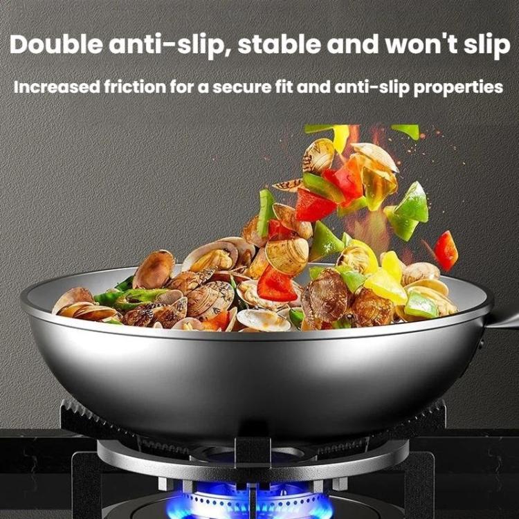 Universal Cast Steel Non-Slip Rack For Woks & Milk Pans Household Kitchen Stove Support Stand, Universal Woks Rack