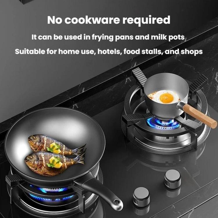 Universal Cast Steel Non-Slip Rack For Woks & Milk Pans Household Kitchen Stove Support Stand, Universal Woks Rack