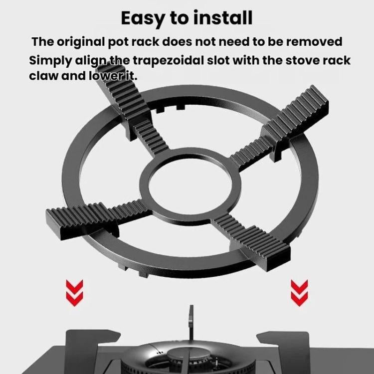 Universal Cast Steel Non-Slip Rack For Woks & Milk Pans Household Kitchen Stove Support Stand, Universal Woks Rack