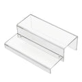 2-Tier Acrylic Wine Cabinet & Bottle Rack For Displaying Action Figures, Cakes, Perfumes, YX239