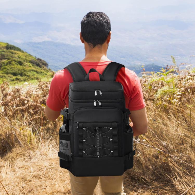 Outdoor Thickened Insulated Leak-Proof Picnic Backpack, 28x22x40cm