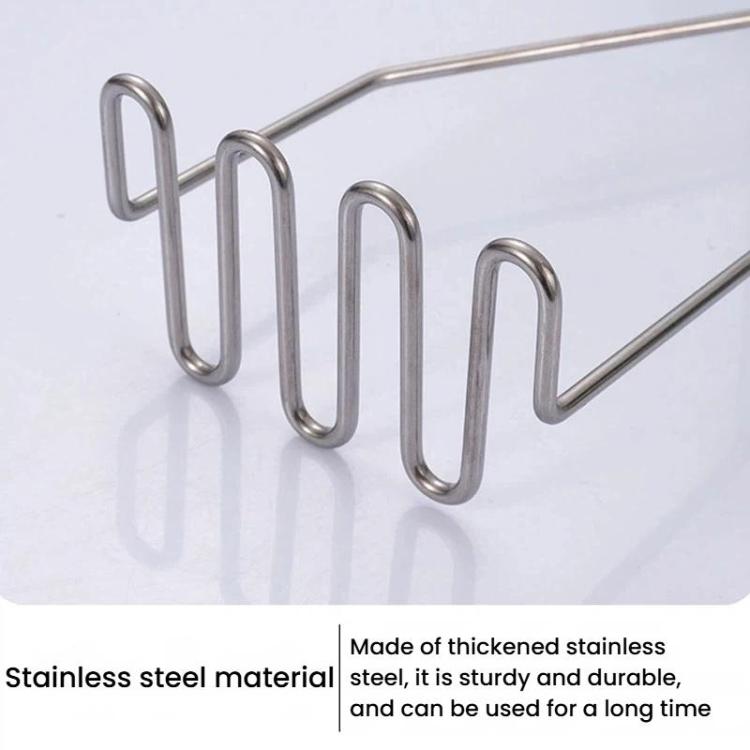Stainless Steel Potato Masher, LsCook Wavy
