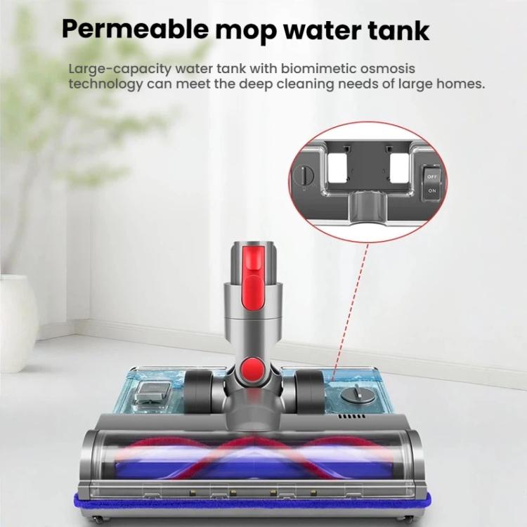 For Dyson V7/V8/V10/V11/V15/G5 Direct-Drive Floor Brush Water Tank with Mop Cloth, Water Tank