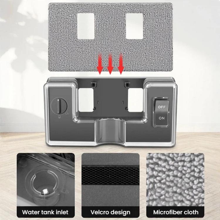 For Dyson V7/V8/V10/V11/V15/G5 Direct-Drive Floor Brush Water Tank with Mop Cloth, Water Tank