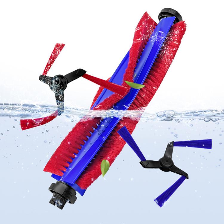 For Dyson Spot+Scrub AI Robot Vacuum Cleaner Replacement Parts, Main Brush, 1pair Side Brush