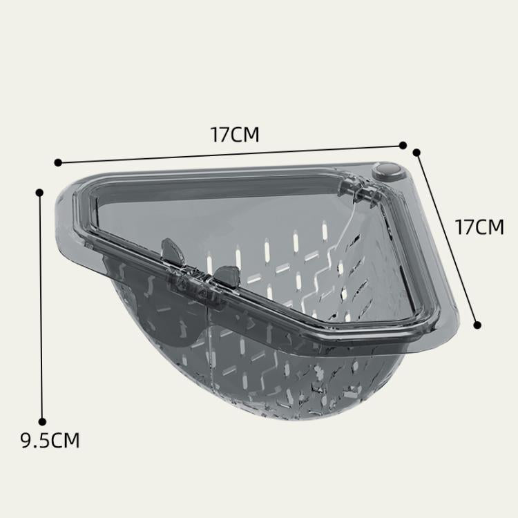 Magnetic Triangle Sink Strainer Kitchen Food Waste Collector Drain Basket