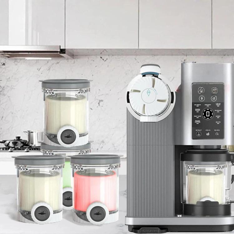 For Ninja NC700 / NC701 Ice Cream Maker 4pcs /Pack Replacement Ice Cream Cups Storage Tanks, A Type, B Type