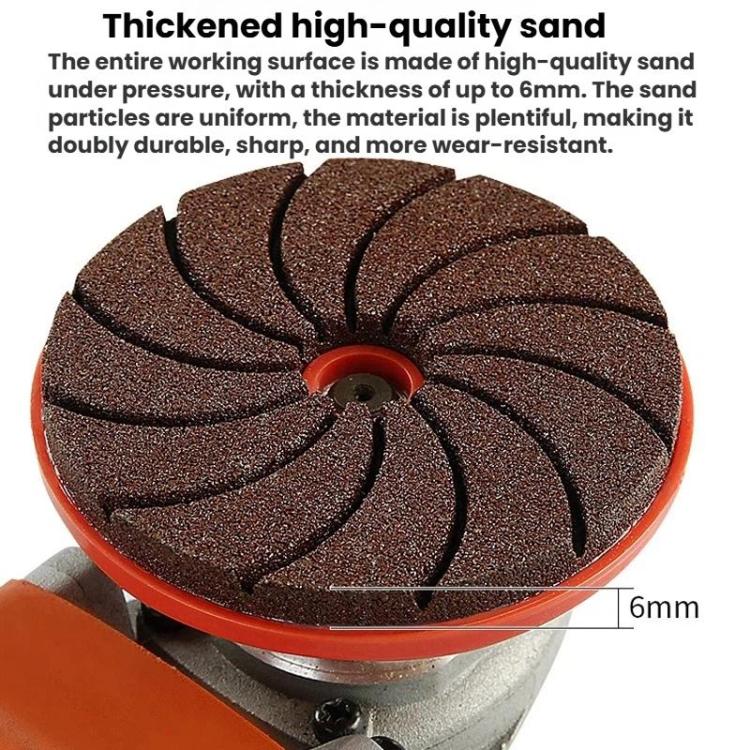 Integrated Grinding Disc Tile Edge Grinding Wheel, M10 50 Grit, M10 100 Grit, M10 200 Grit, M14 50 Grit, M14 100 Grit, M14 200 Grit