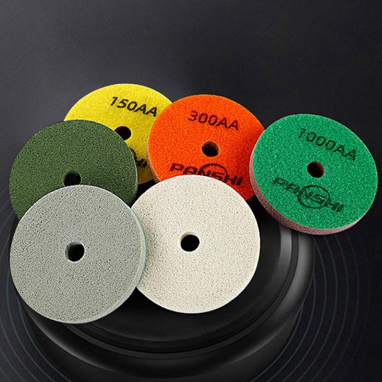 PANSHI Sponge Fiber Marble Wet Polishing Pad Thickened Stone Grinding Pad, 3 inch 80mm 150AA, 3 inch 80mm 300AA, 3 inch 80mm 500AA, 3 inch 80mm 1000AA, 3 inch 80mm 2000AA, 3 inch 80mm 3000AA, 3 inch 80mm 6000AA, 3 inch 80mm 10000AA, 4 inch 100mm 150AA ...