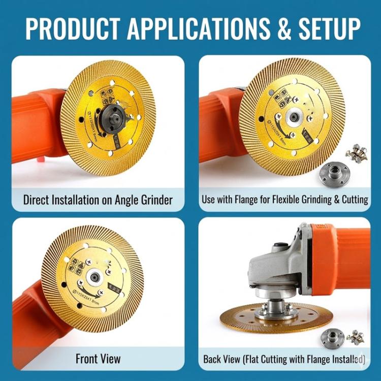 Angle Grinder Cutting Disc Positioning Plate Flange Plate Fixing Screw Clamp, M10 20mm Hole, M14 22mm Hole, M14 25.4mm Hole, M16 22mm Hole