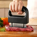 LsCook Handle Style 48 Pin Meat Tenderizer 430 Stainless Steel Tenderizing Pins