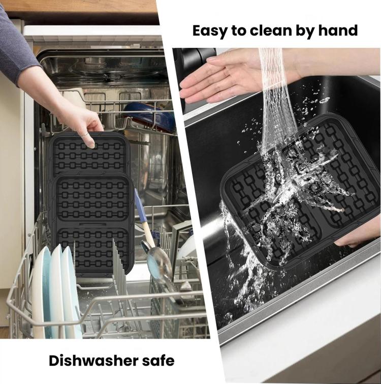 Air Fryer Waffle Mold Baking Pan Silicone Liner For Ninja AF400 / AF451 / AF500 / SL400 Models
