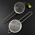LsCook 8.5cm Stainless Steel Strainer Pointed-Handle Oil Strainer, Pointed-Handle Base