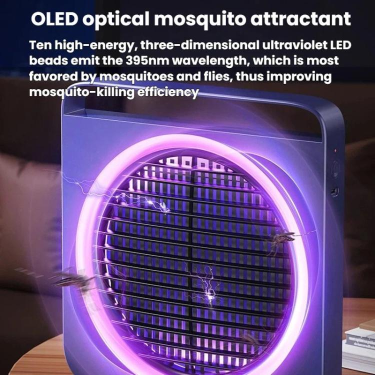 M1 Home Use Quiet Electric Mosquito Killer Outdoor Mosquito Attractor, Catcher, Repeller, Plug-in White, Plug-in Blue, Rechargeable White, Rechargeable Blue